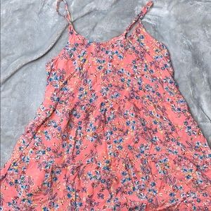 Light pink flowered dress